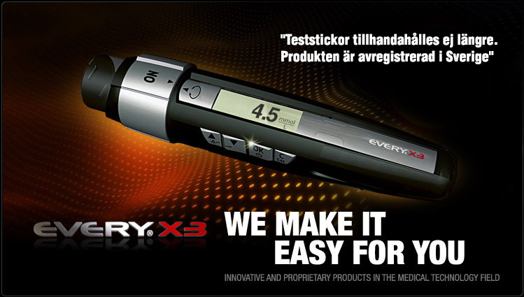 Melodia Medical AB - Blodsockermätaren Every X3 - Allt-i-ett mätare!